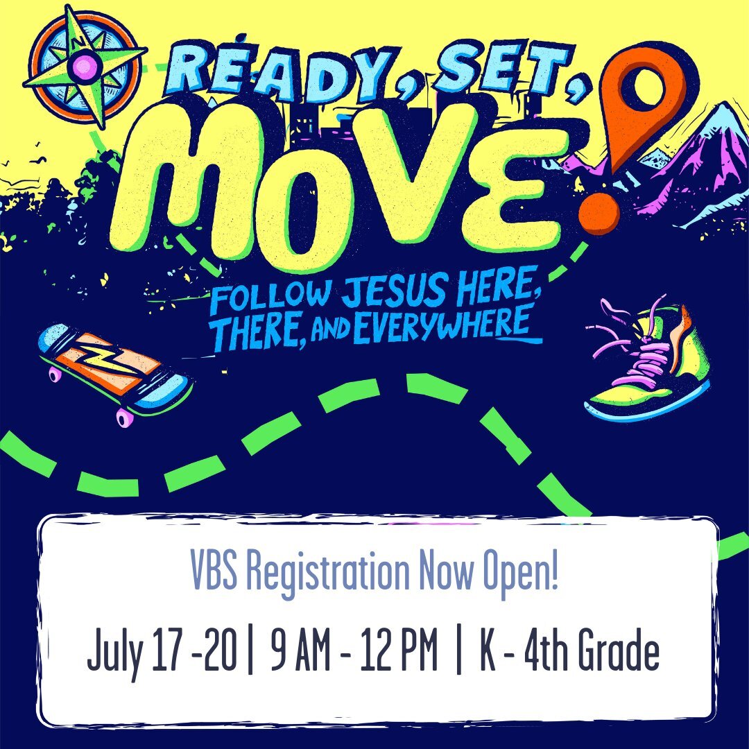 VBS registrations are now open!🏔🏙🌊
Register your child at yakimafoursquare.org

$10 one child // $20 for 2 or more children
Grades K - 4th Grade

🗓 Mon, July 17th - Thur, July 20th 
⏰ 9 AM - 12 PM

#yakimavalley #vbs #summerevents #vacationbibles