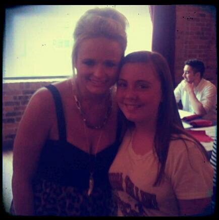 Mikayla Griffin with Country Superstar Miranda Lambert