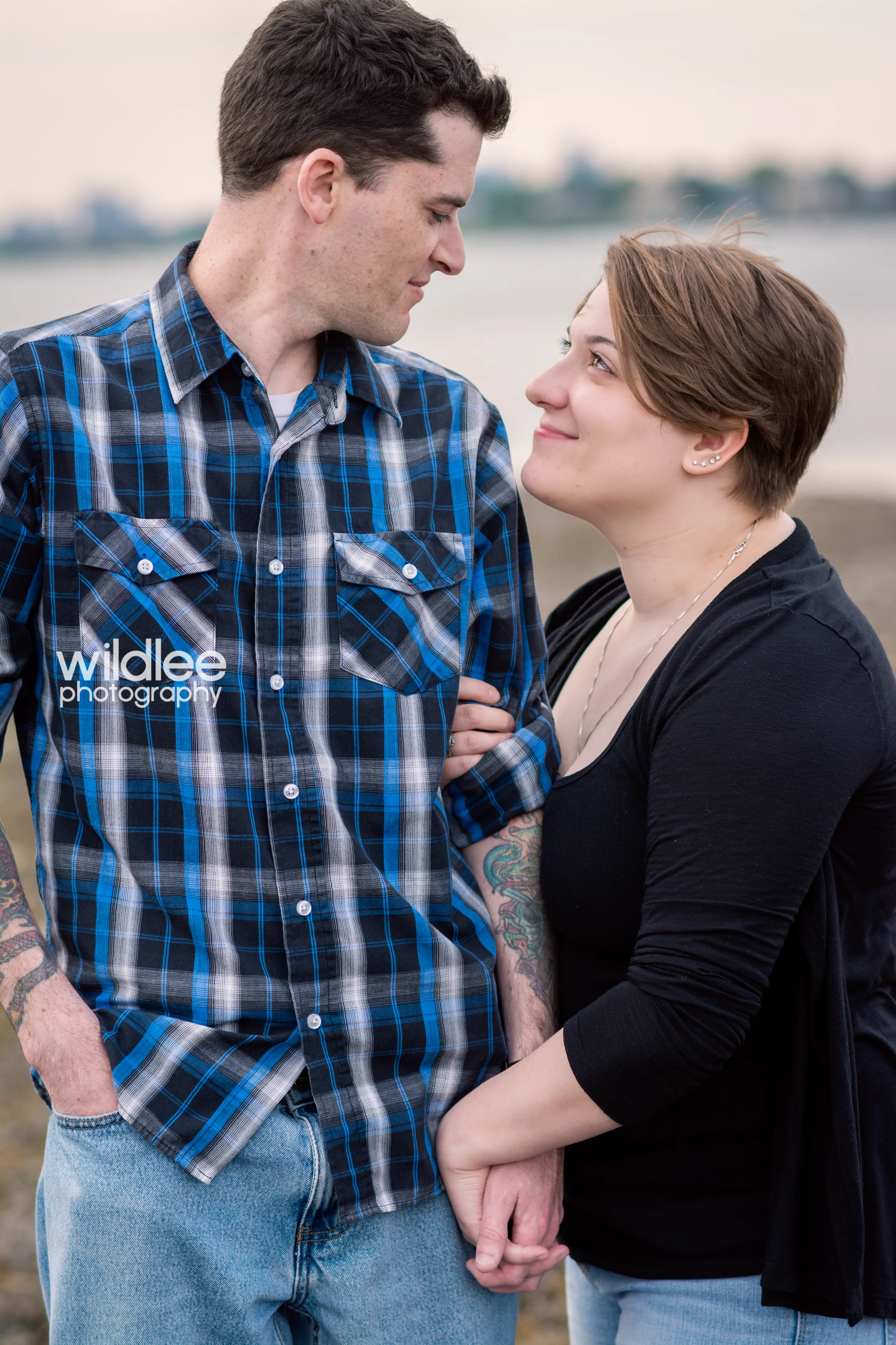 Quincy Beach Engagement Shoot