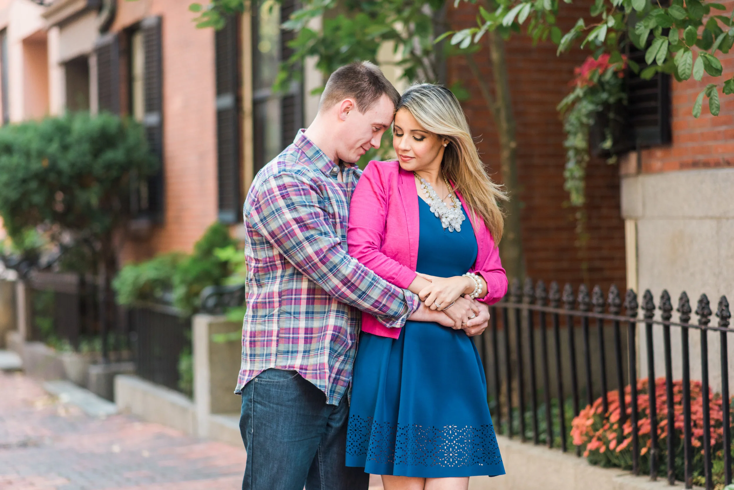 Morgana + Brian // Beacon Hill Boston Engagement Session