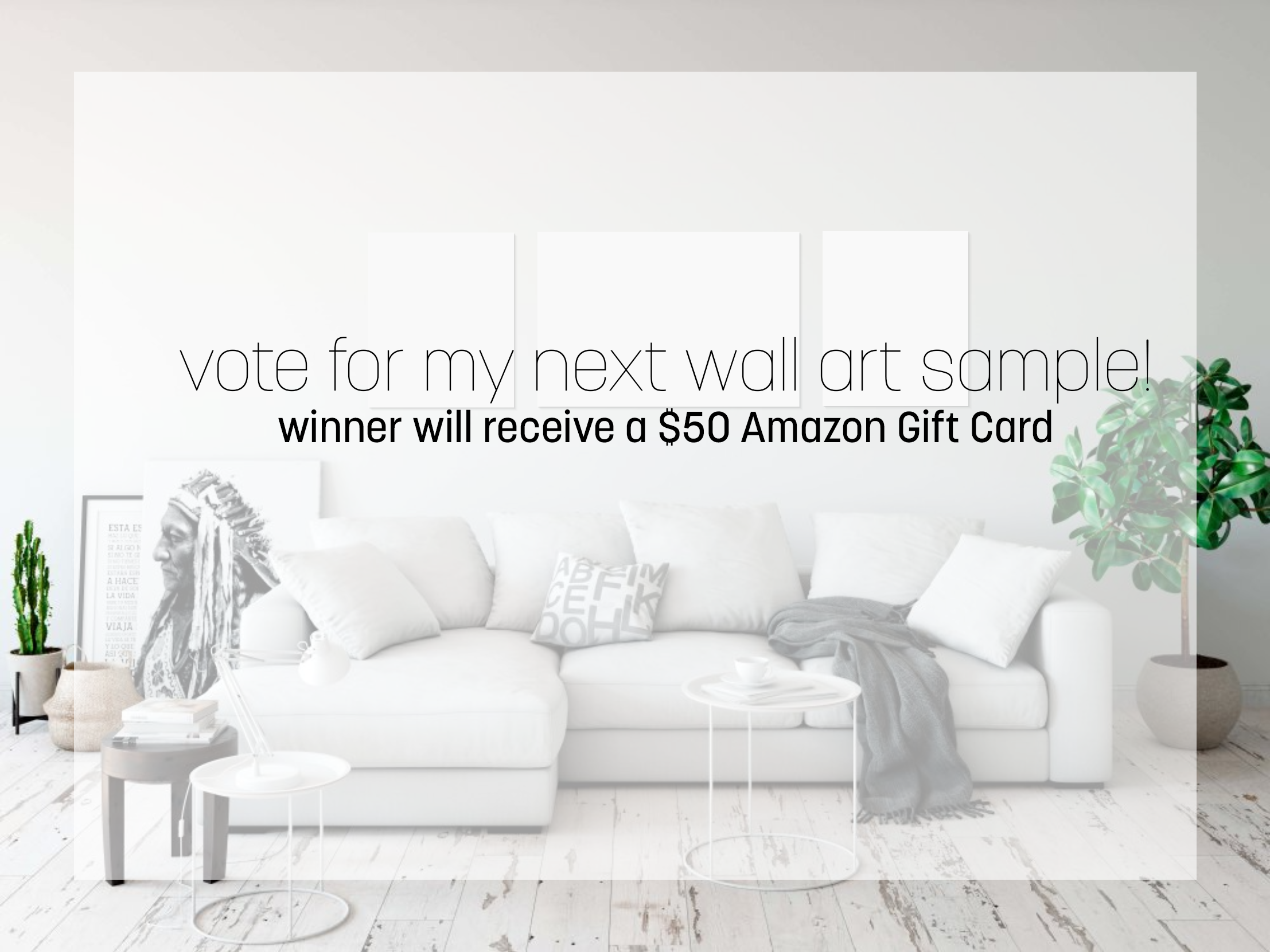 Contest! Help me choose my next sample! Winner gets $50 Amazon Gift Card