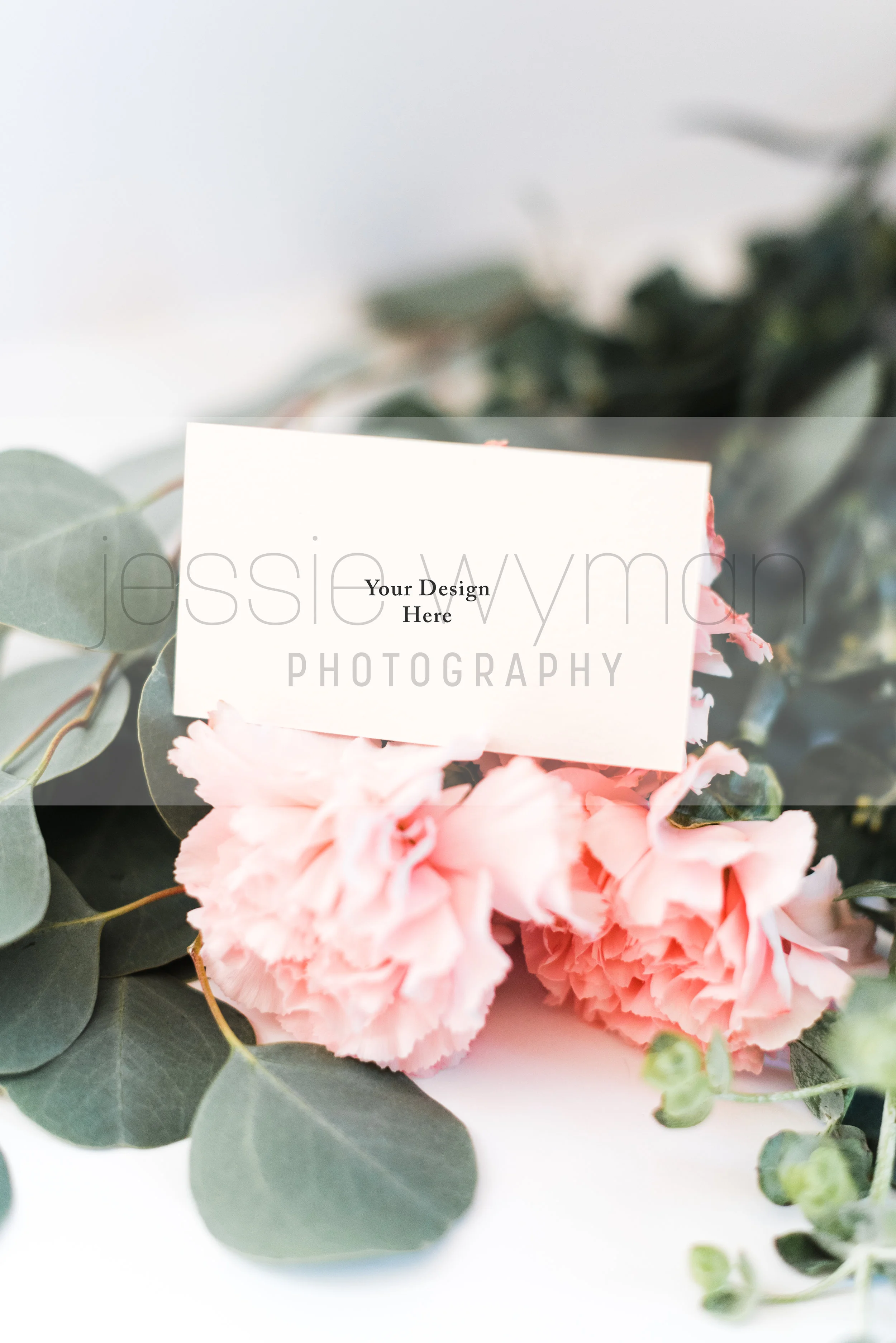 Floral Business Card Mockup No 02