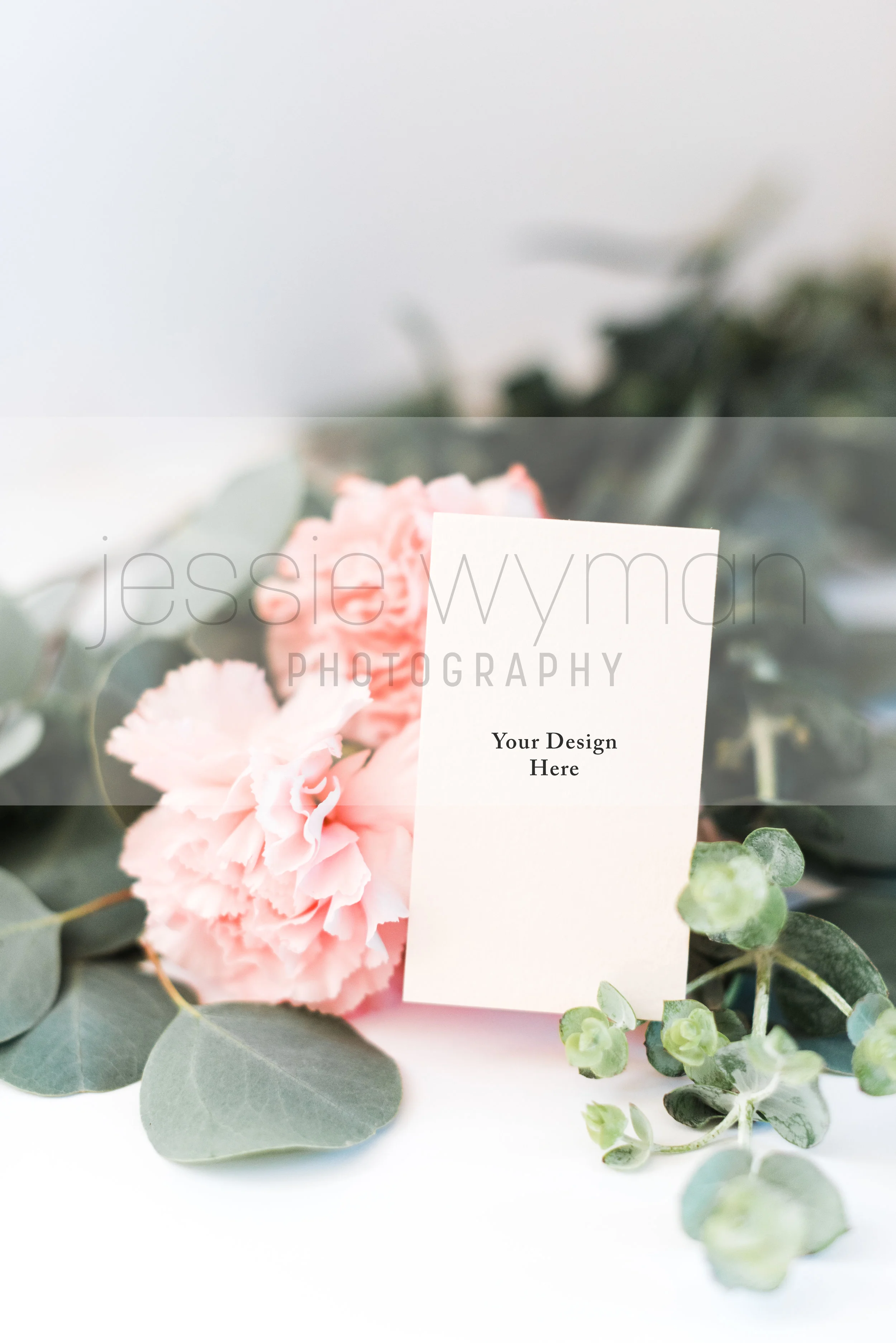 Floral Business Card Mockup No 03