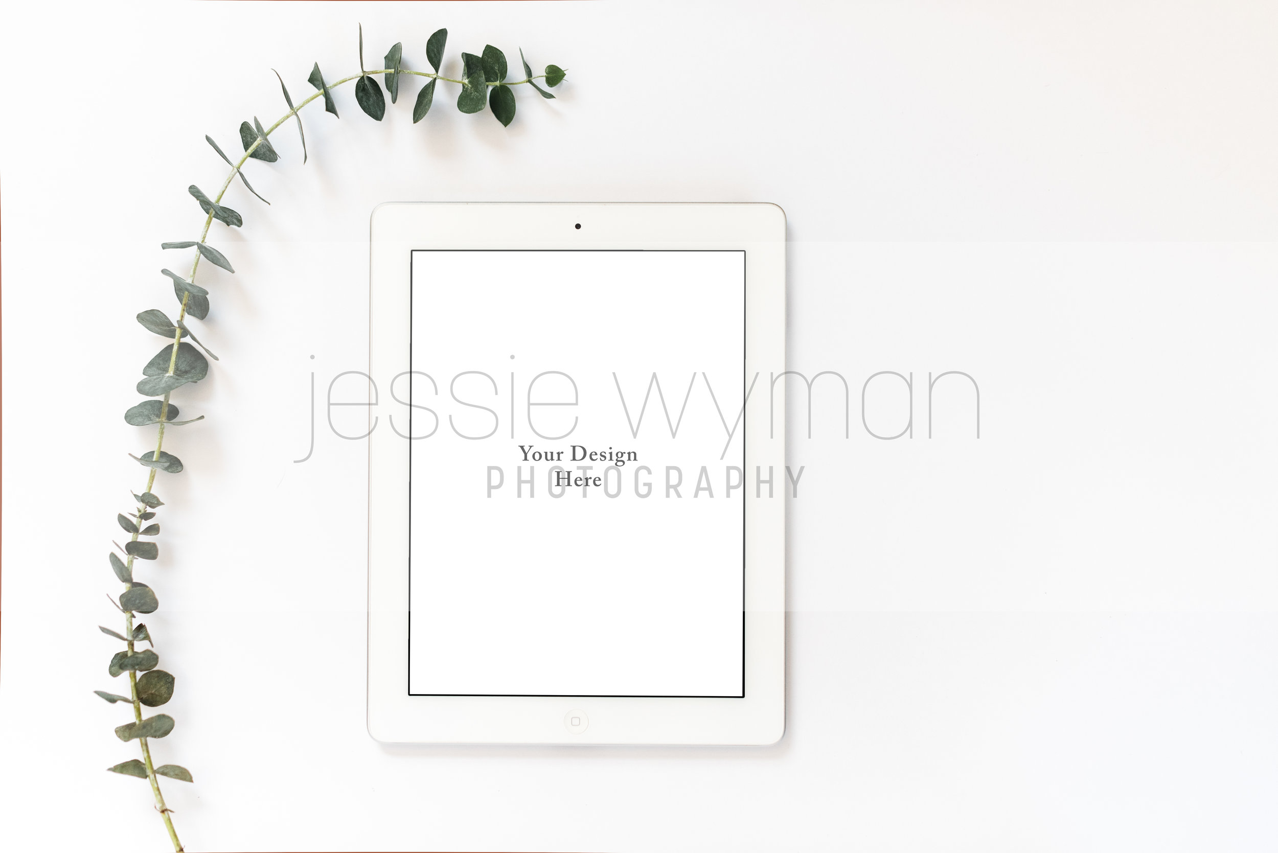 Floral Ipad PSD Mockup No 01