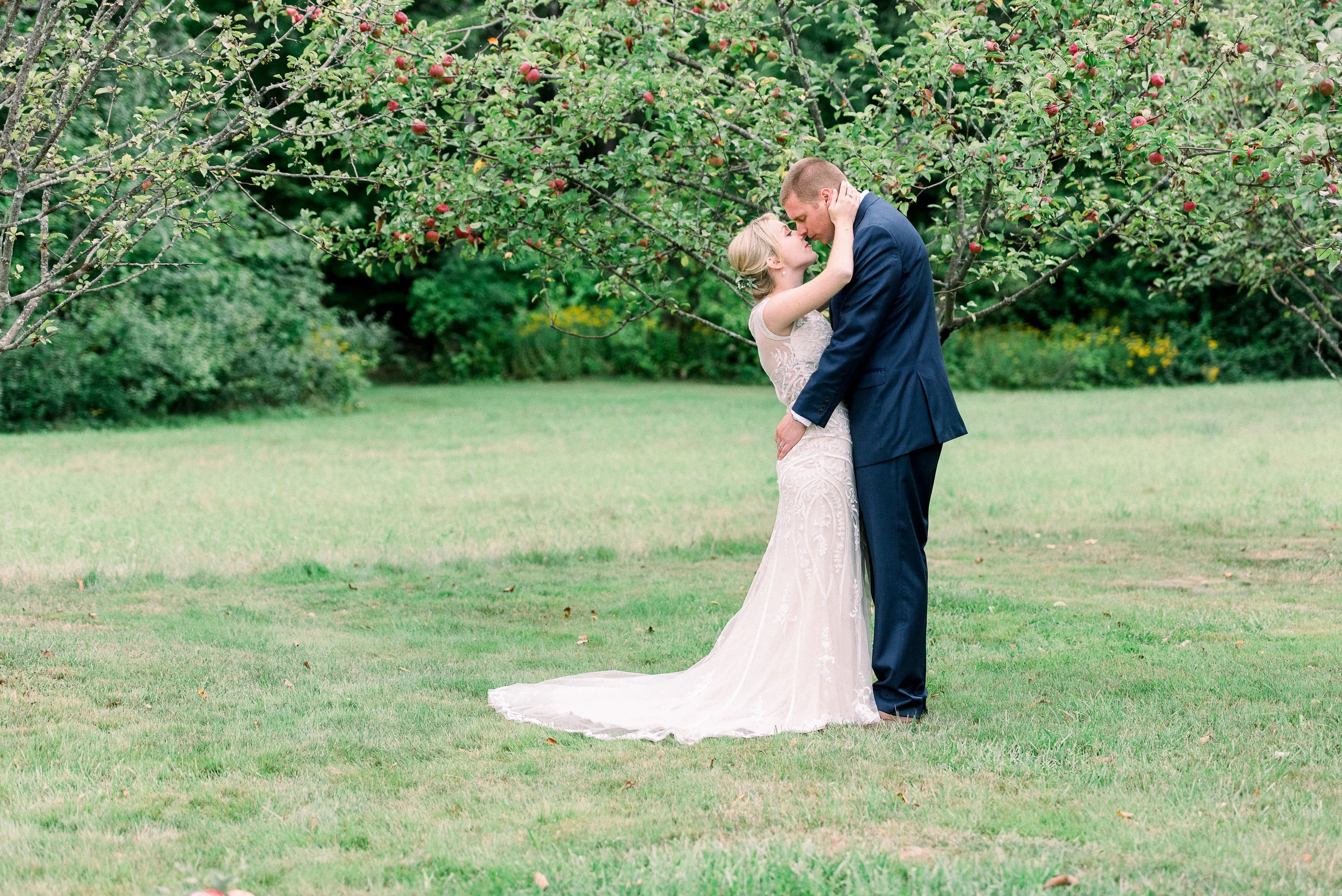 Meg + Jon // The Barn at Flanagan Farm, Buxton ME Wedding