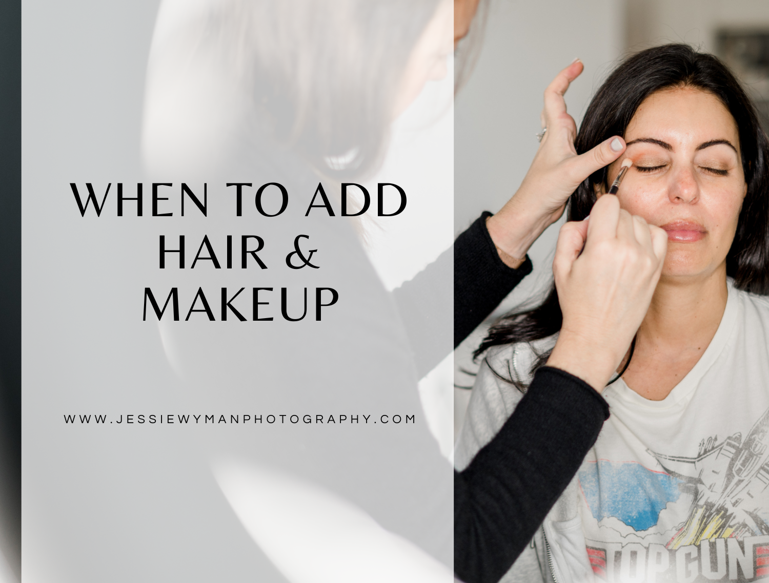 When to add Hair &amp; Makeup to Your Brand Photography Session