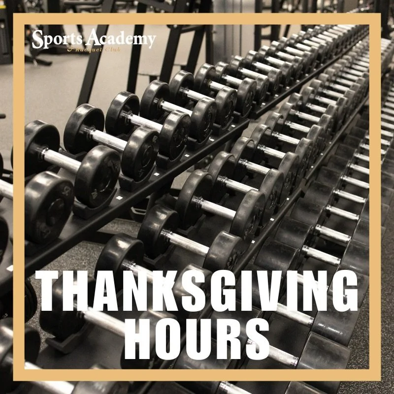 Thursday, November 27th:
Club hours: 5am-9am
Kids Klub: Closed
Group Fitness Aerobathon &amp; Red Zone Turkey burner held from 6am-9am. Details in tomorrow&rsquo;s posts.

Friday, November 28th:
Club hours: 8am-8pm
Kids Klub: 8am-12pm

Have a great h