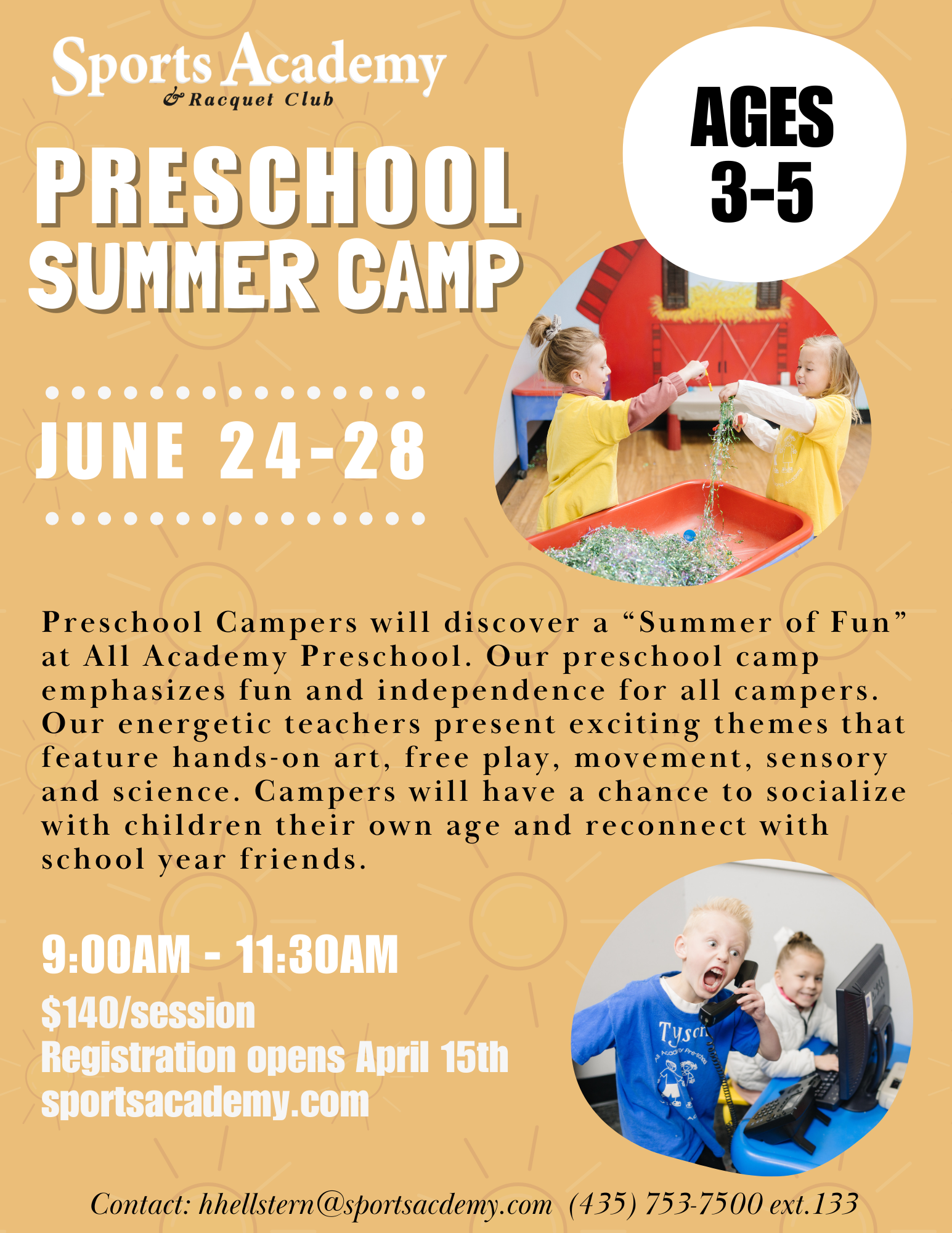 Summer Camps — Sports Academy & Racquet Club
