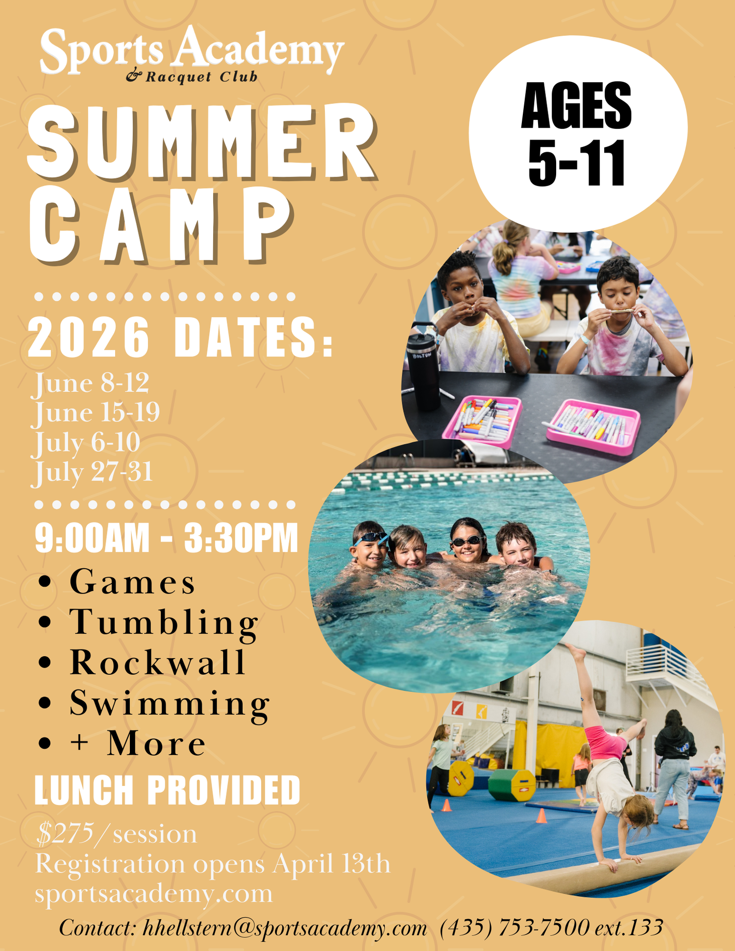 Summer Camps — Sports Academy & Racquet Club