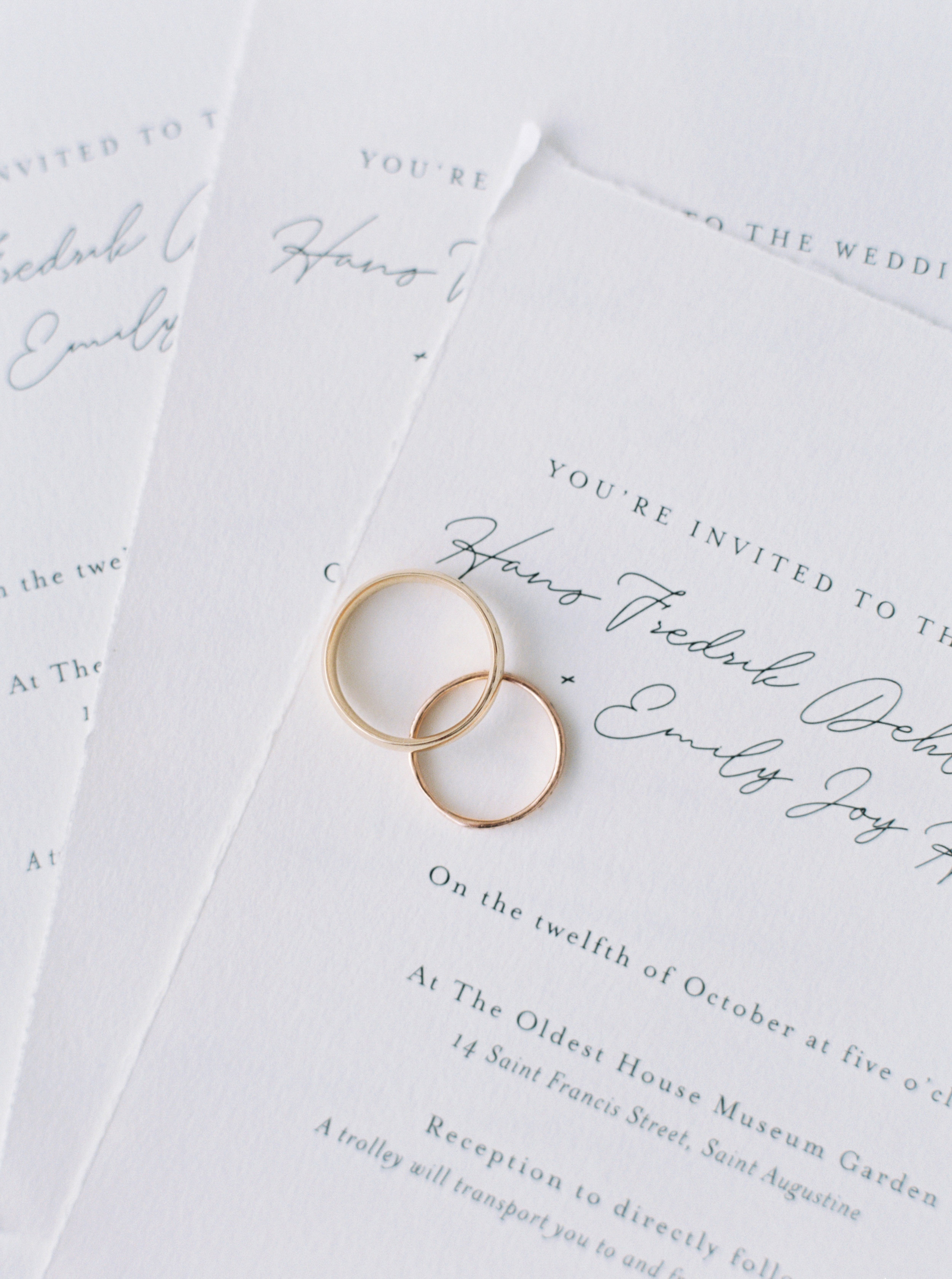Emily &amp; Fredrik // Saint Augustine Florida Wedding