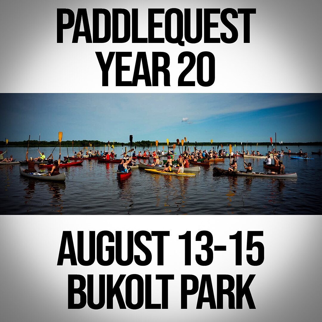 Register now for PQ #20! Visit paddlequest.org and follow registration link. Working with @createpoco to deliver the 20th year of PaddleQuest launching out of Bukolt Park. Legends in the making. 

#adventurerace #wievents #paddlingevent #canoe #pirat