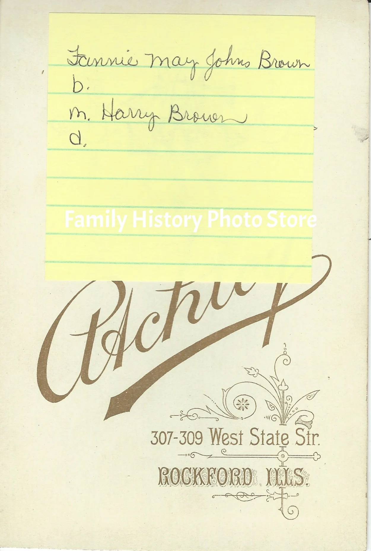 Fannie May (Johns) Brown