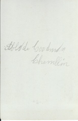 Adelaide E (Goodman) Chamberlain