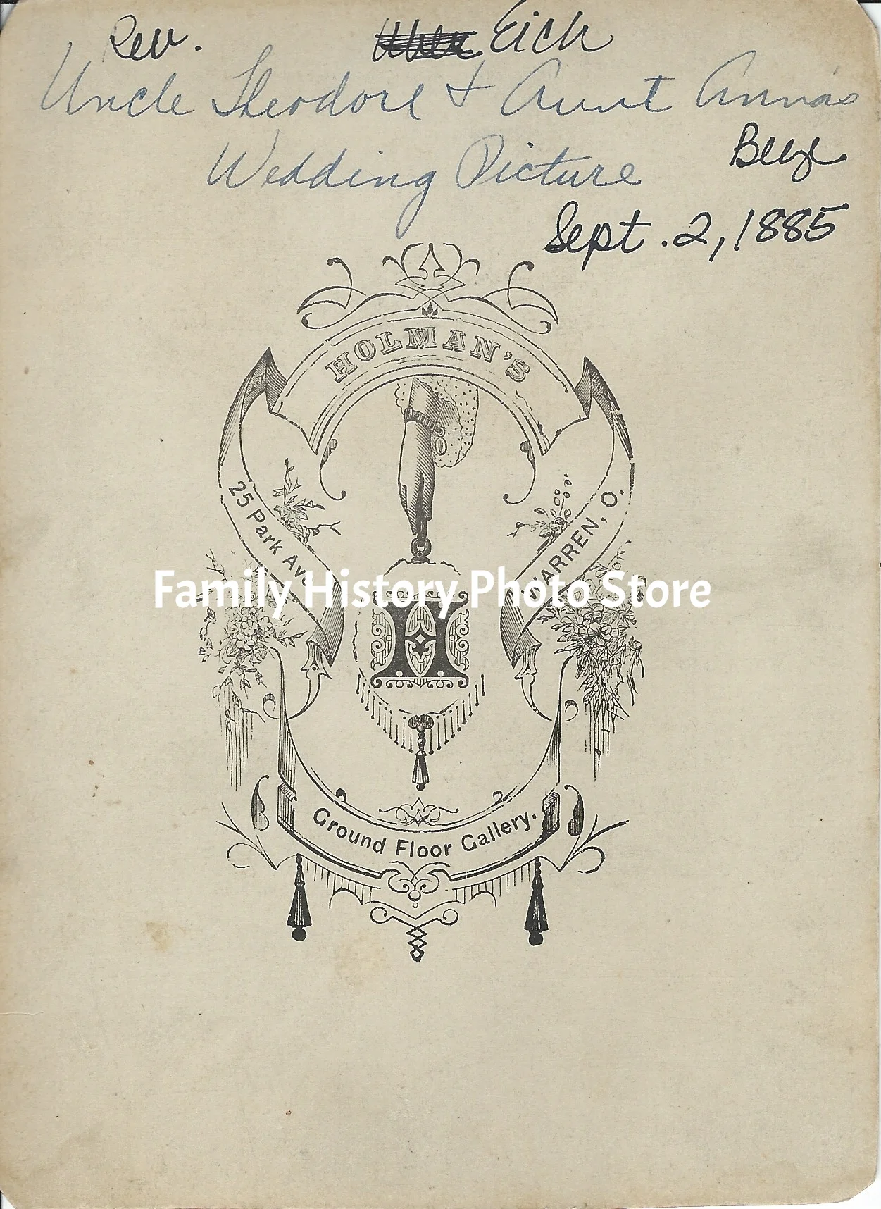 Theodore H E Eich, Rev