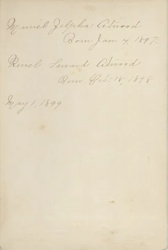 Muriel Zilpha (Atwood) Eaton