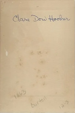 Clara Blanchard (Dow) Hooker