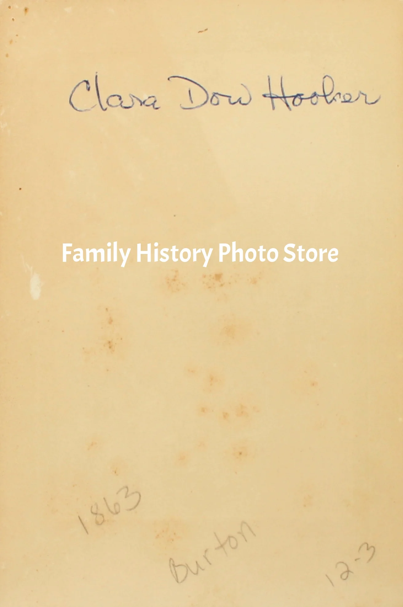 Clara Blanchard (Dow) Hooker