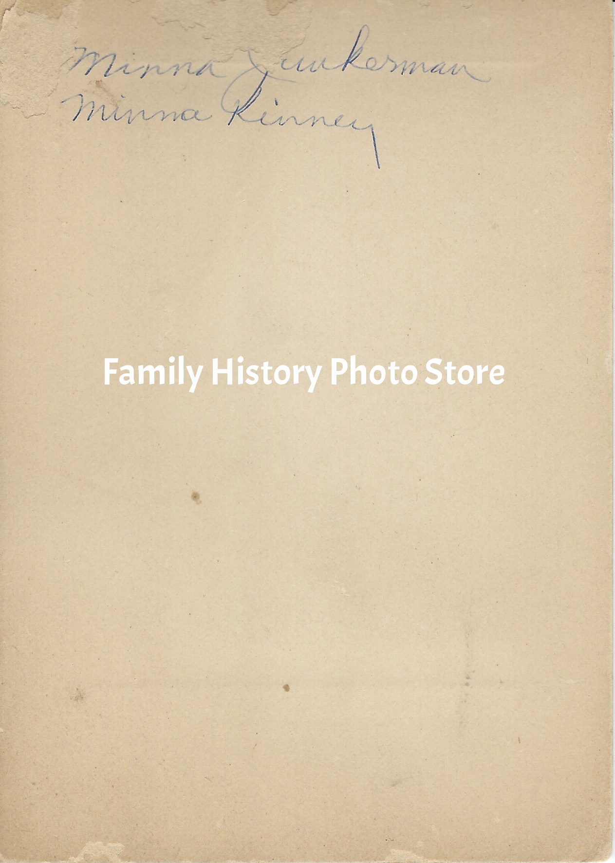 Minna 'Minnie' (Junkerman) Kinney