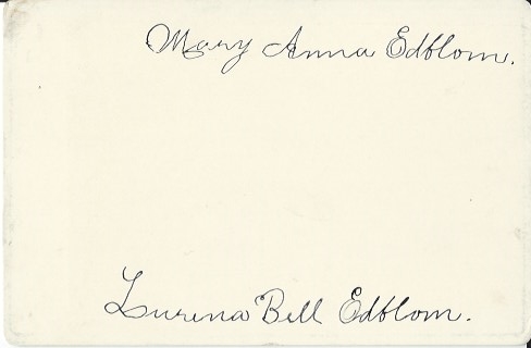 Lurena Bell (Edblom) Martsching