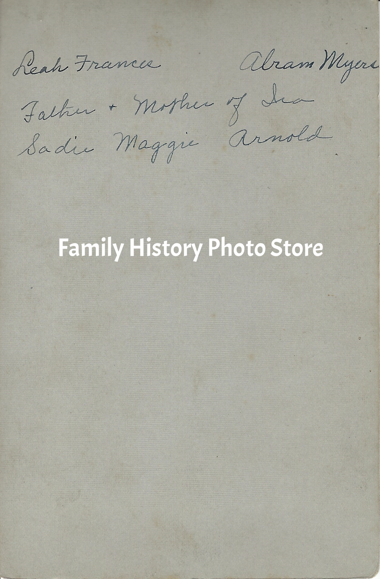 Frances Lucinda (Bowman) Myers