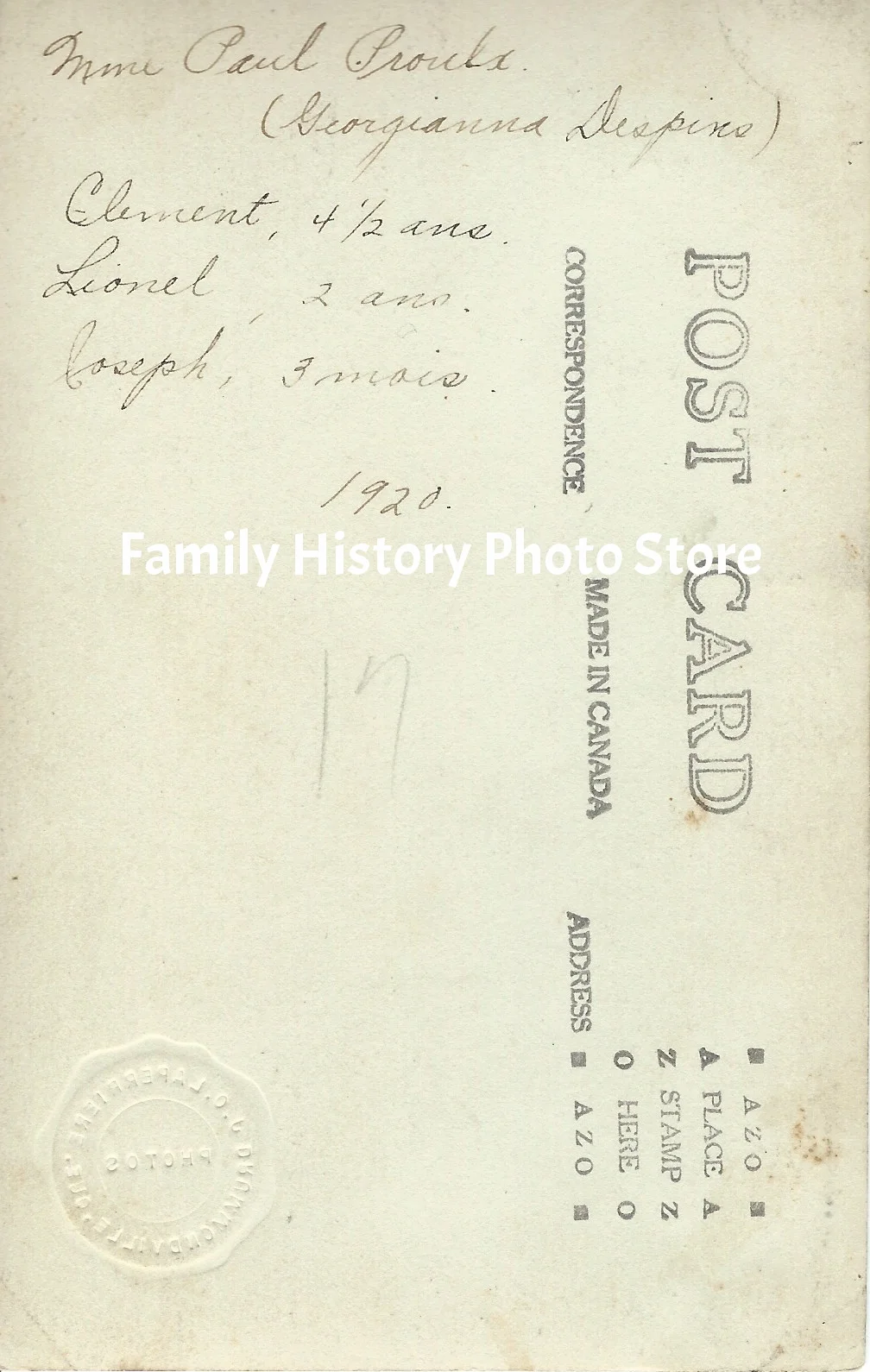 Georgiana (Despins) Proulx