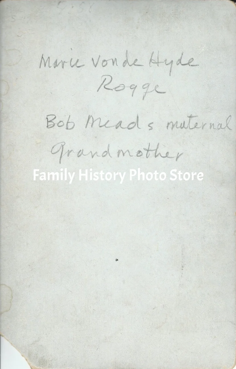 Marie B (Von De Hyde) Rogge