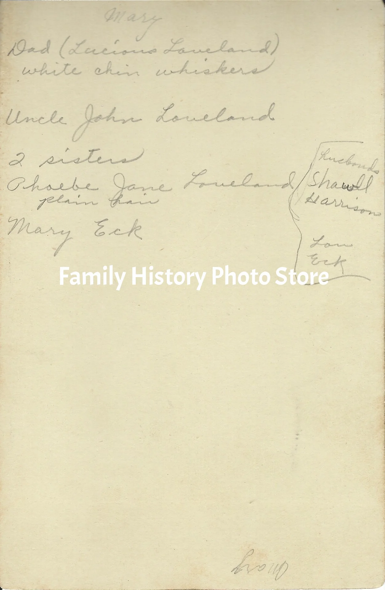 Phoebe Jane (Loveland) Shaw