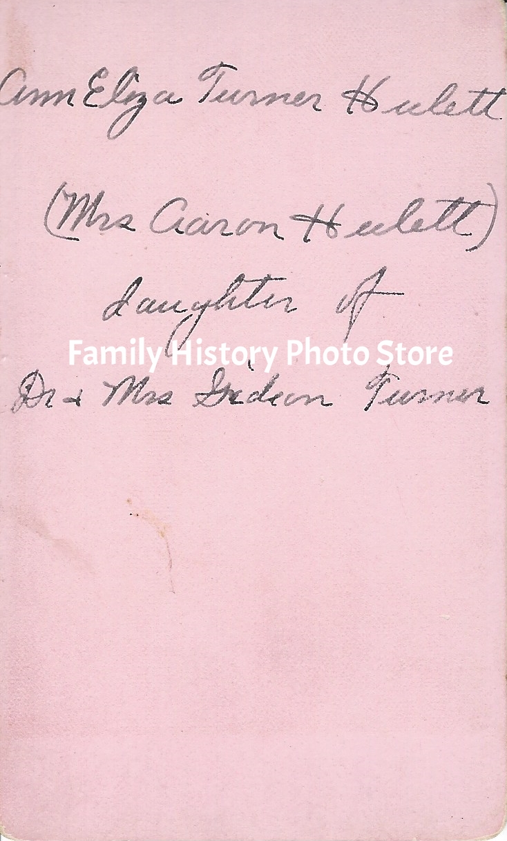 Ann Eliza (Turner) (Hulett) Niles