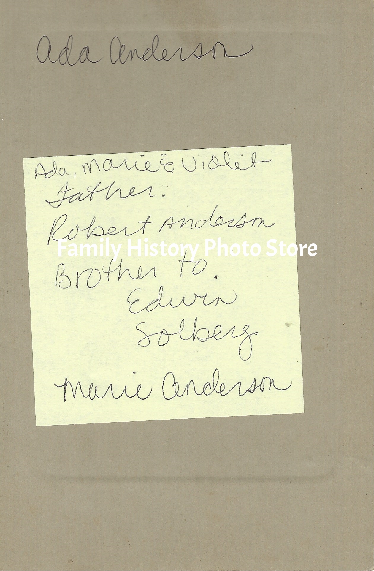 Ada A (Anderson) Middleton