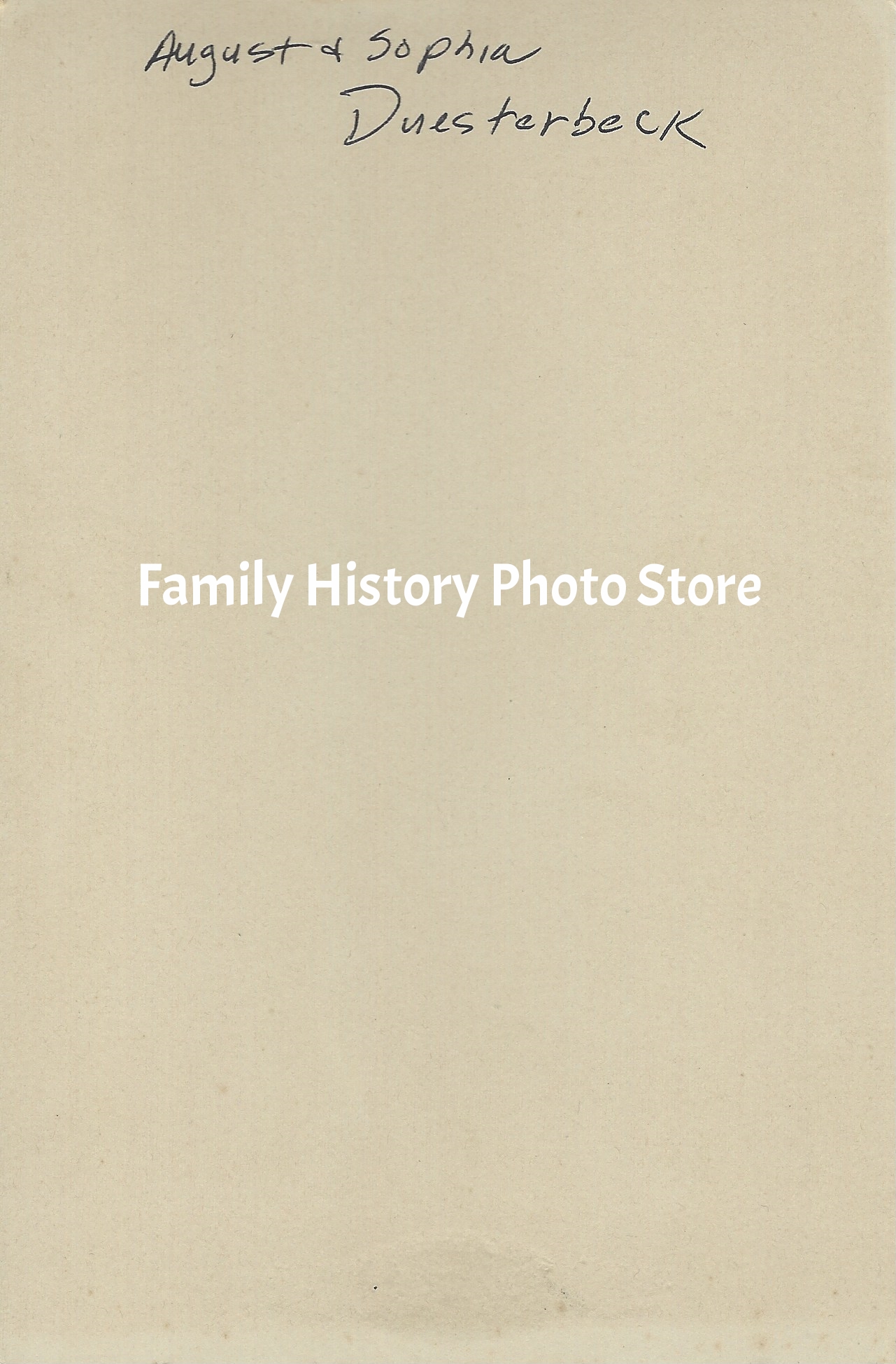 August Henry Duesterbeck