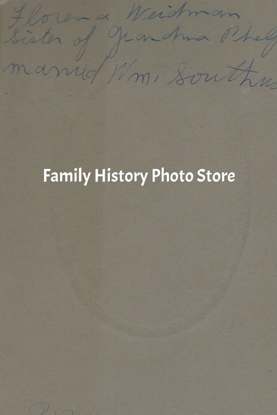 Florence M (Weidman) Southworth