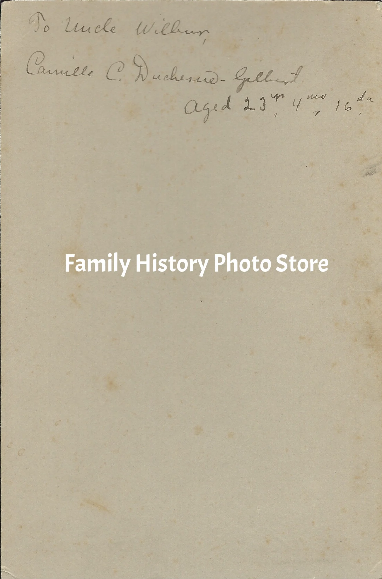 Camille Chesnie (Duchesne) Gilbert