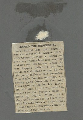 Essie A (Tice) Strand