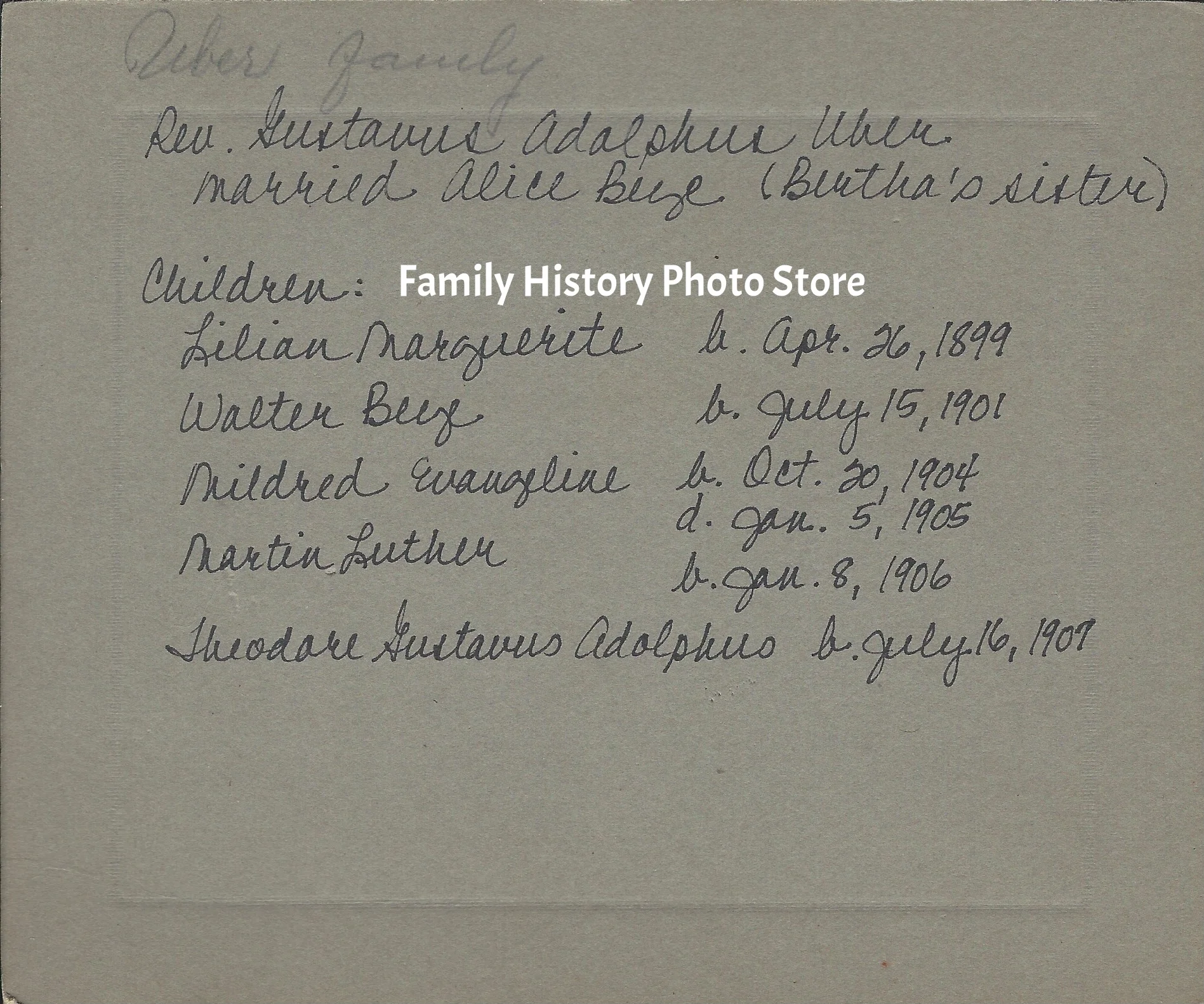 Lillian Marguerite Uber