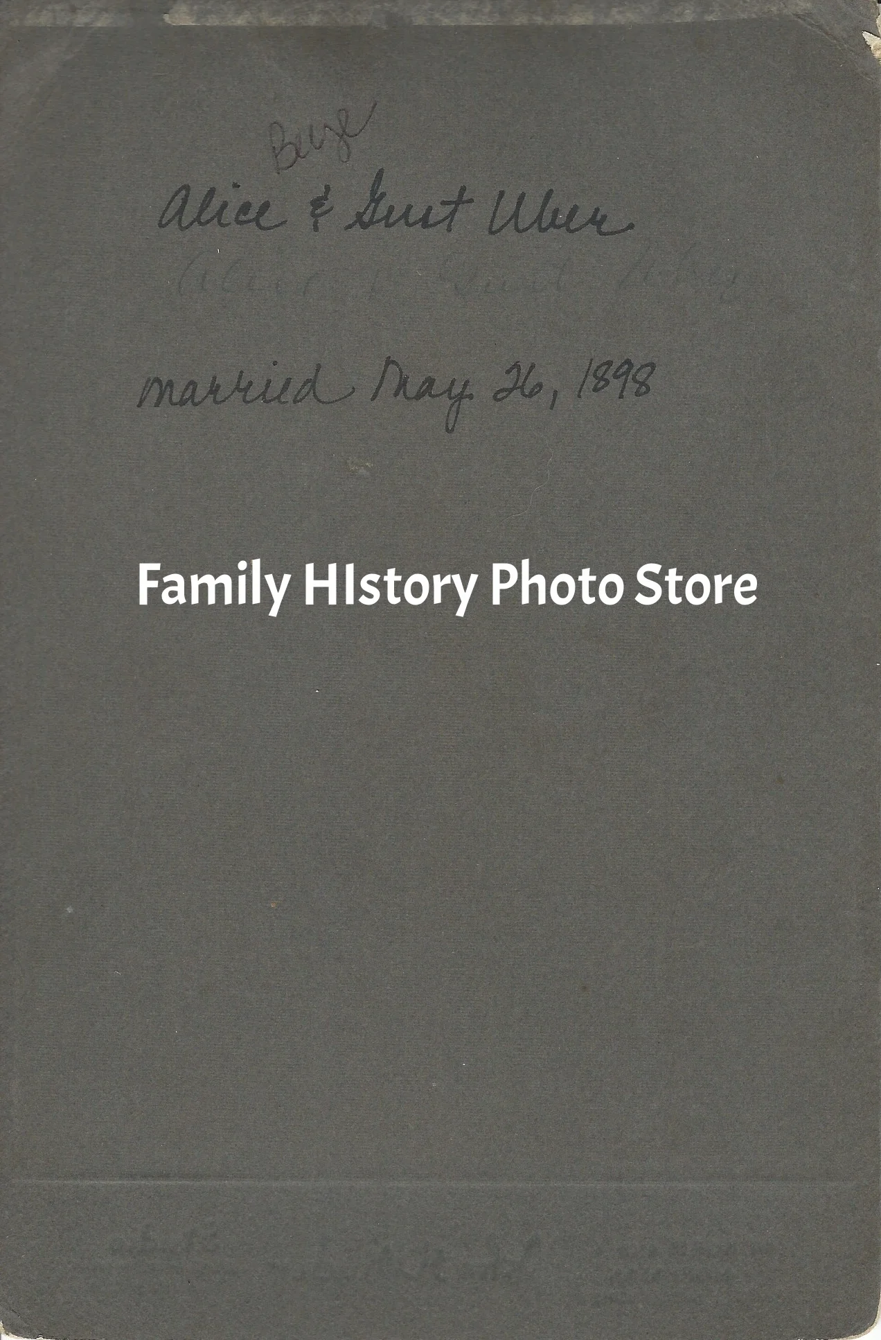 Alice Augusta (Beye) Uber