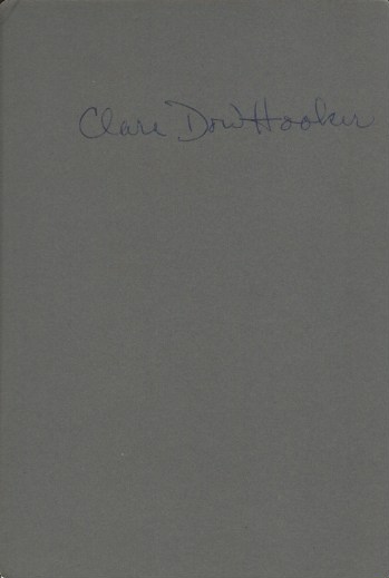 Clara Blanchard (Dow) Hooker