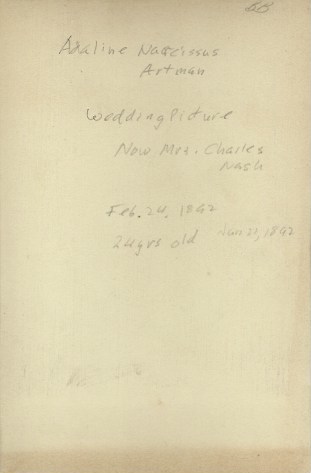 Adaline Narcissus (Artman) Nash