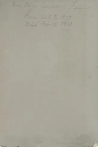 Elizabeth 'Eliza' (Caldwell) Fuller