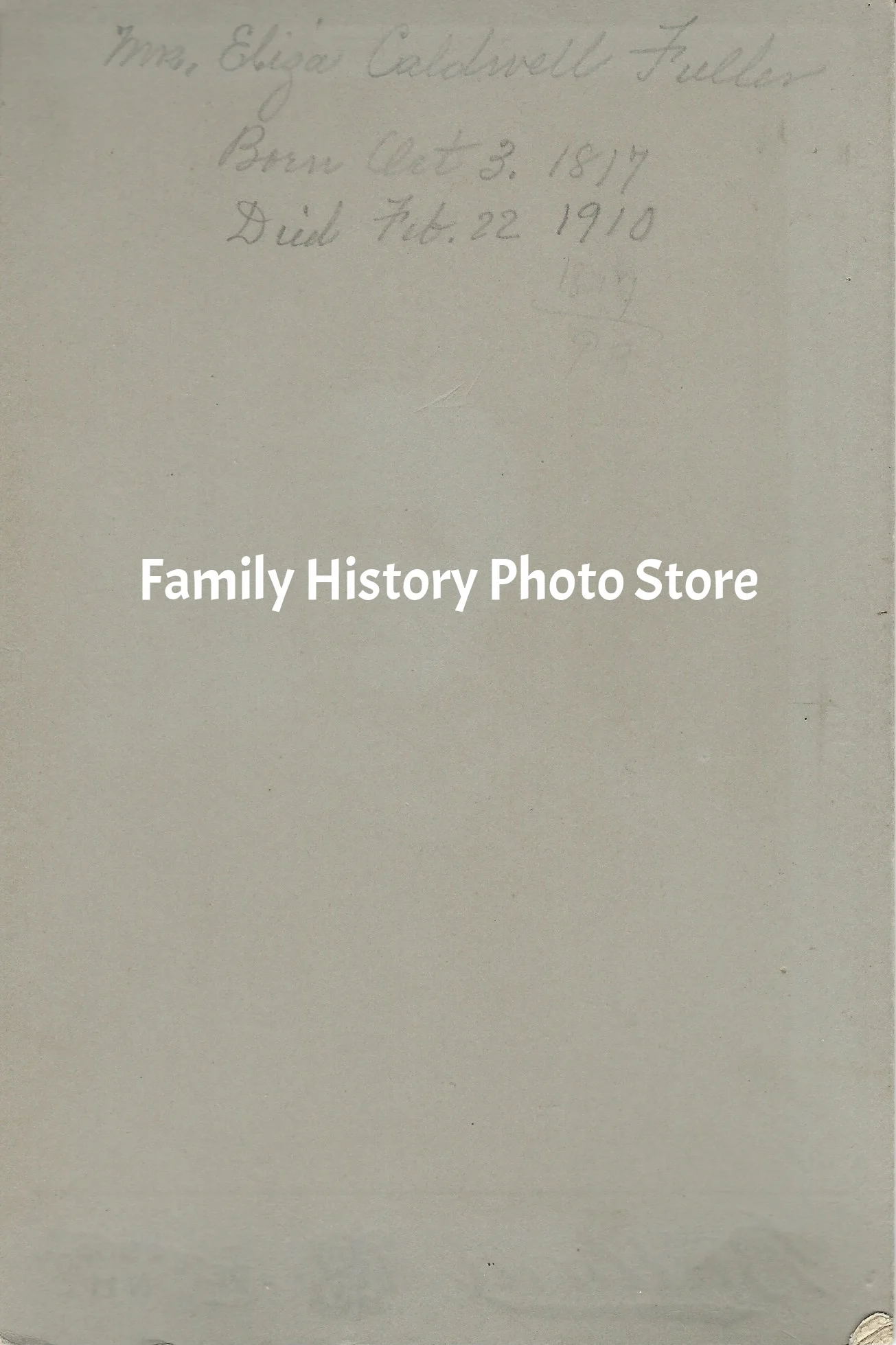Elizabeth 'Eliza' (Caldwell) Fuller