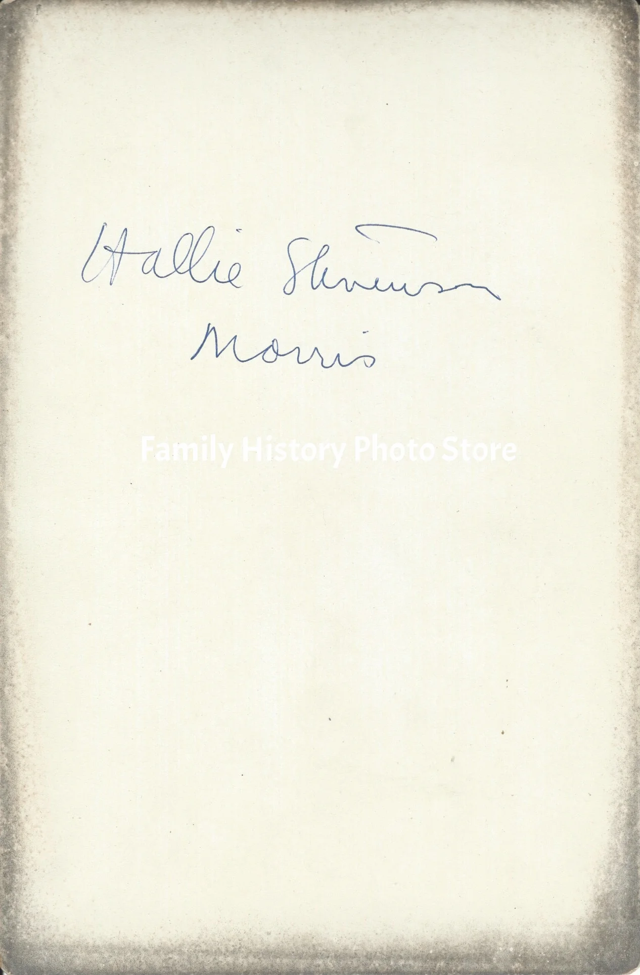 Hallie (Stevenson) Morris