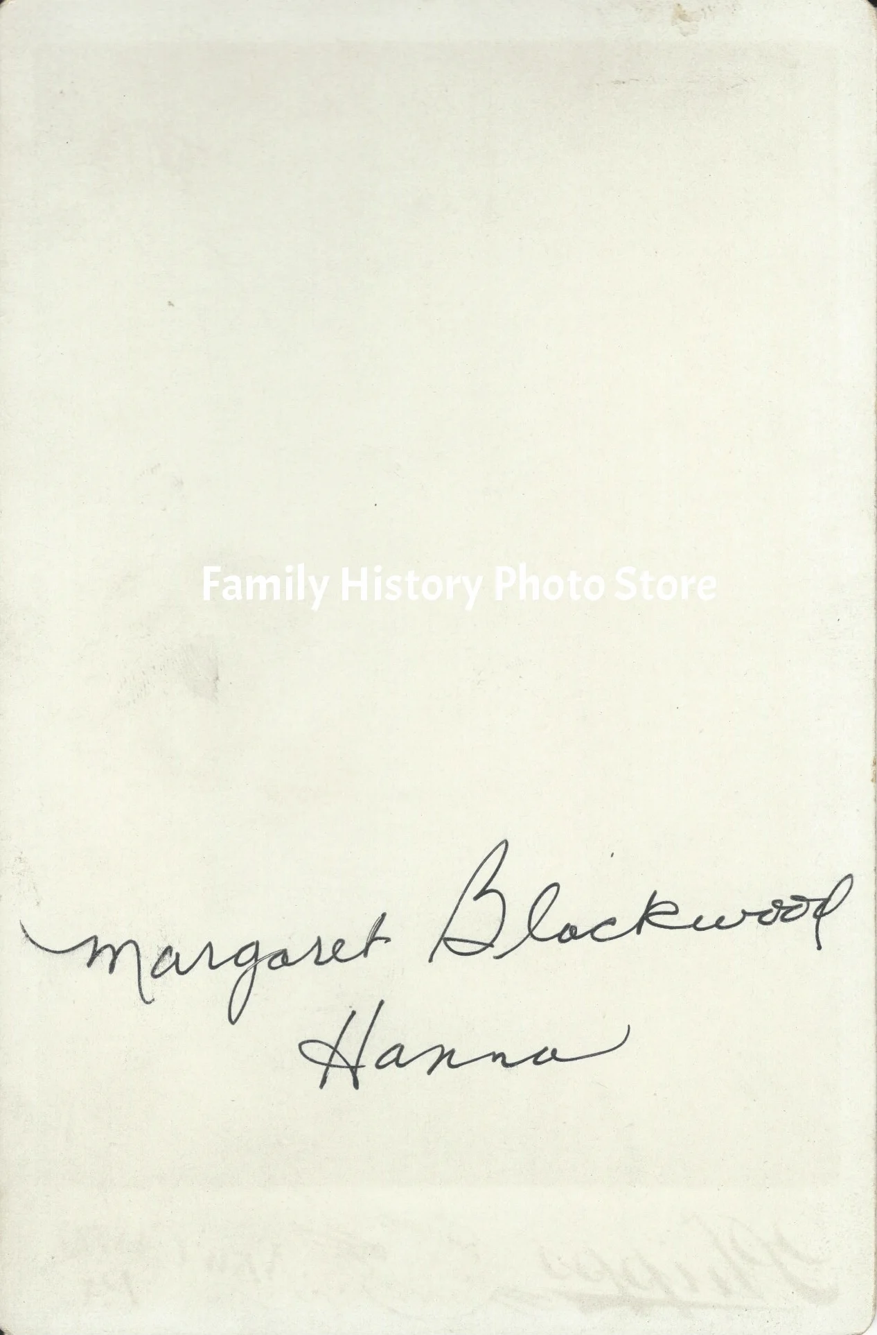 Margaret G (Blackwood) Hanna