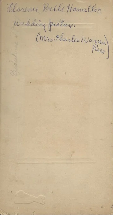 Florence Belle (Hamilton) Rice