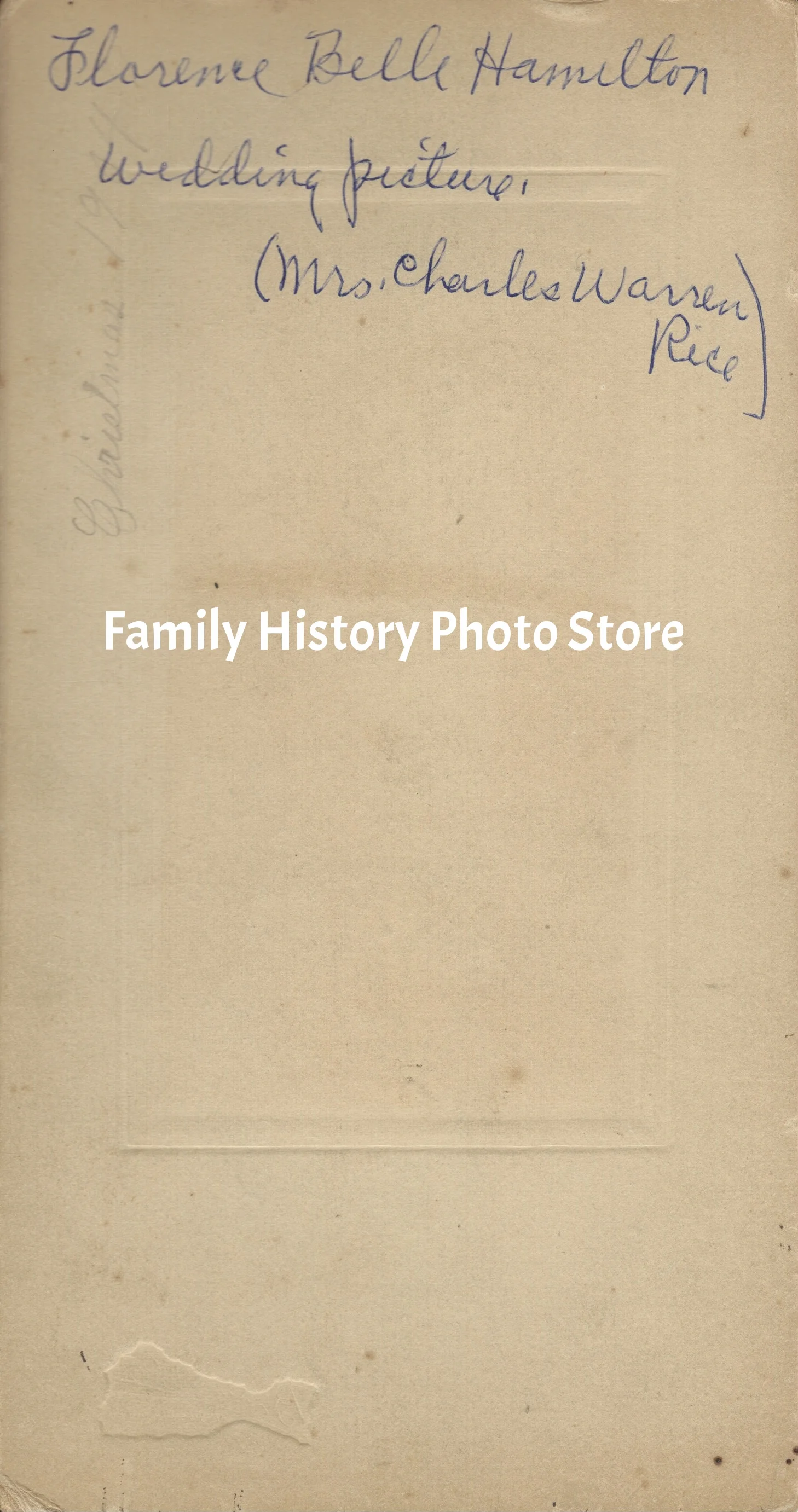 Florence Belle (Hamilton) Rice