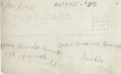 Vera Annalee (Burnett) Hampton