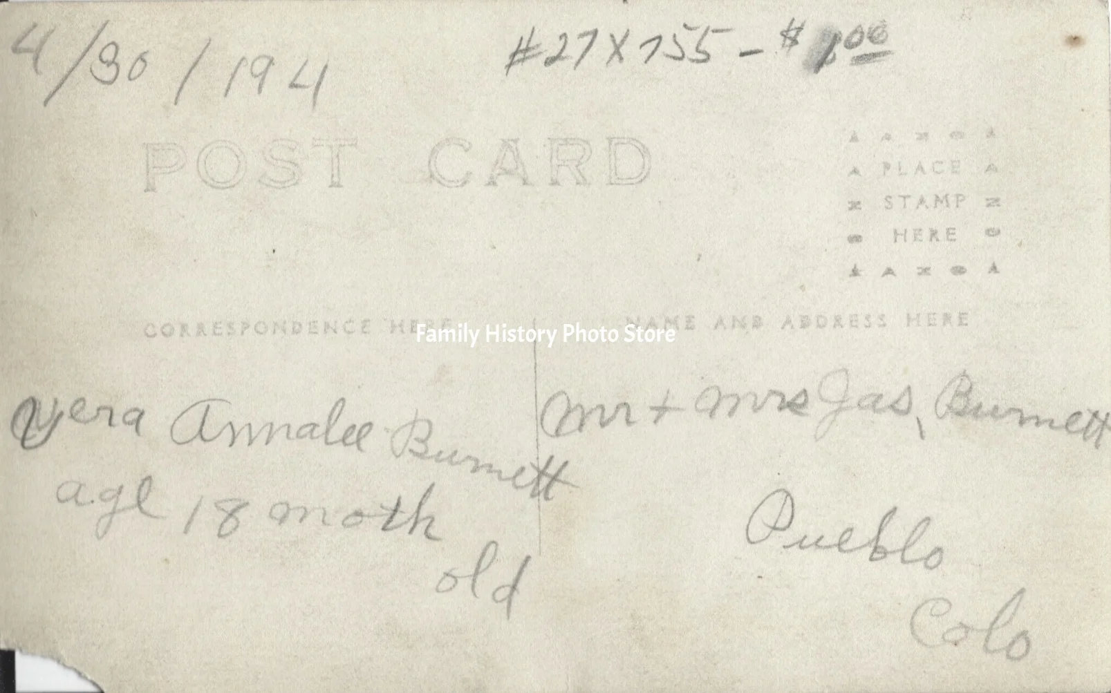 Vera Annalee (Burnett) HAmpton