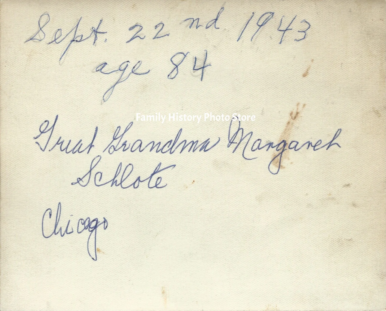 Margaret (Klausen) Schlote