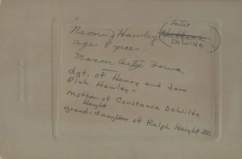Naomi Jane (Hawley) DeWilde