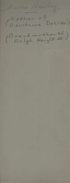 Naomi Jane (Hawley) DeWilde