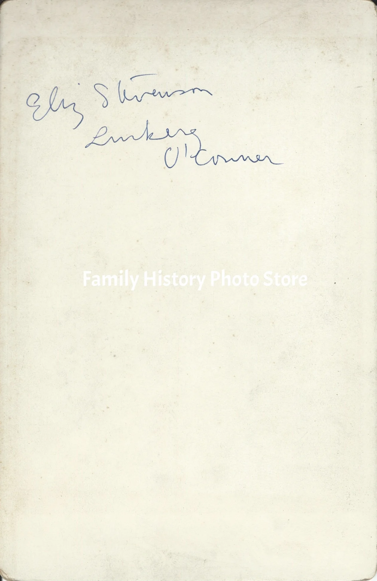 Elizabeth (Stevenson) (Lindberg) O'Connor