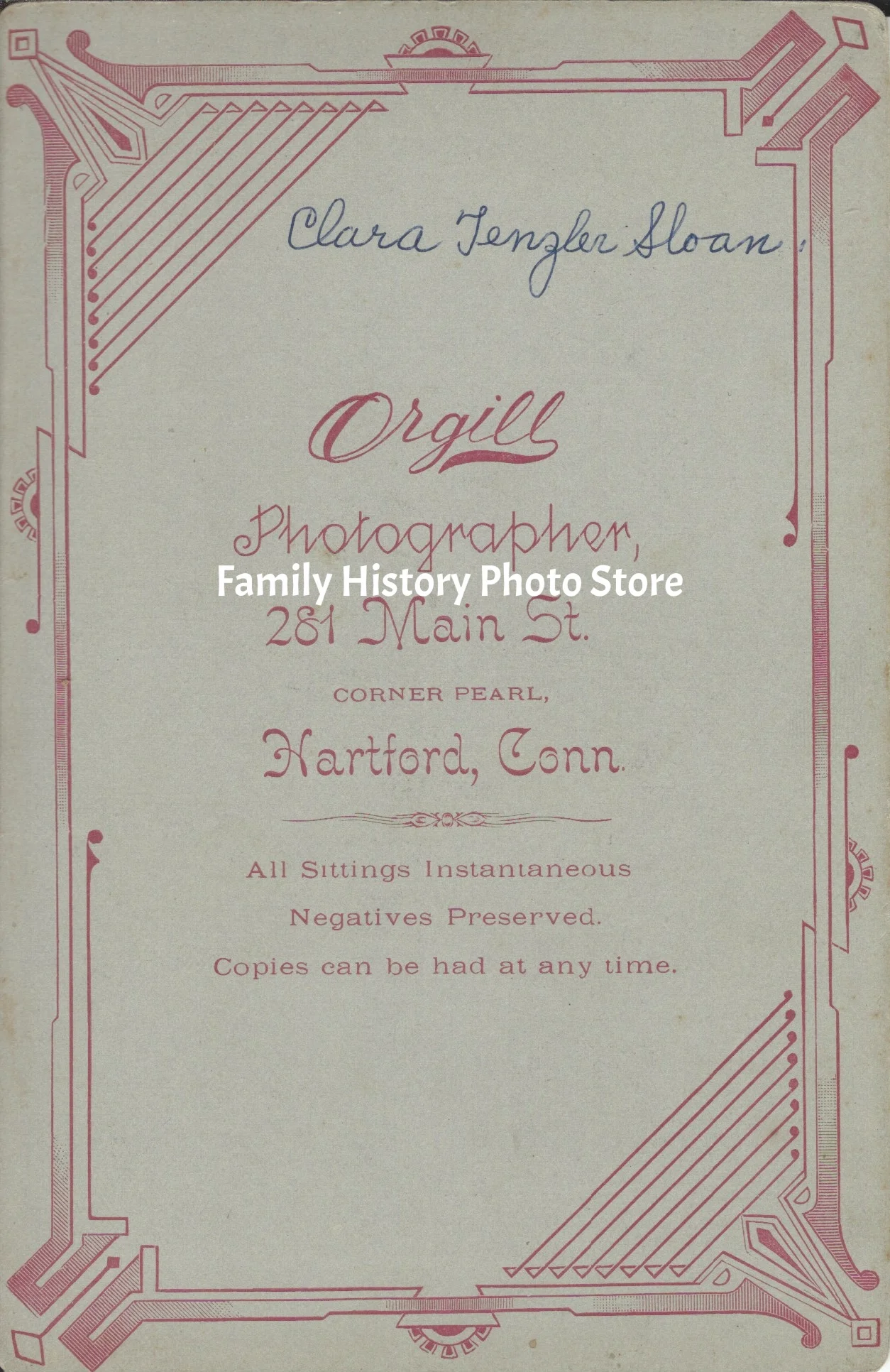 Clara A (Tenzler) Sloan